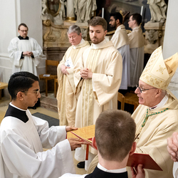 Feier der Beauftragung im Wiener Priesterseminar / Erzdiözese Wien/ Schönlaub, Stephan Schönlaub