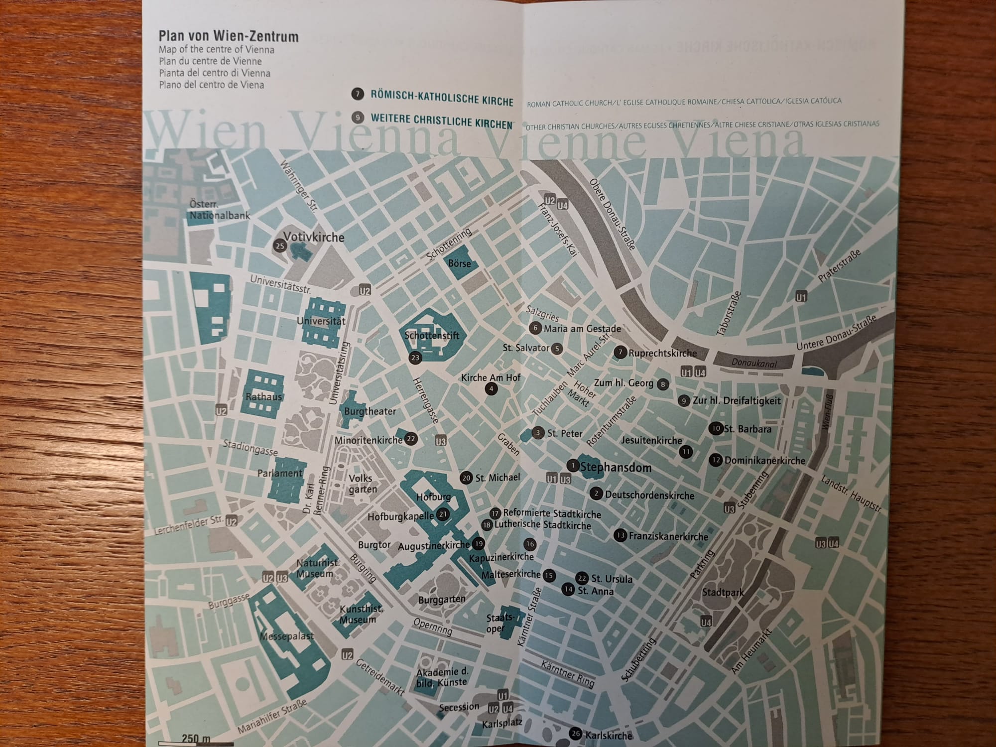 Map downtown churches