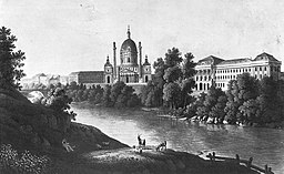 St. Charles' Church and the Wien River