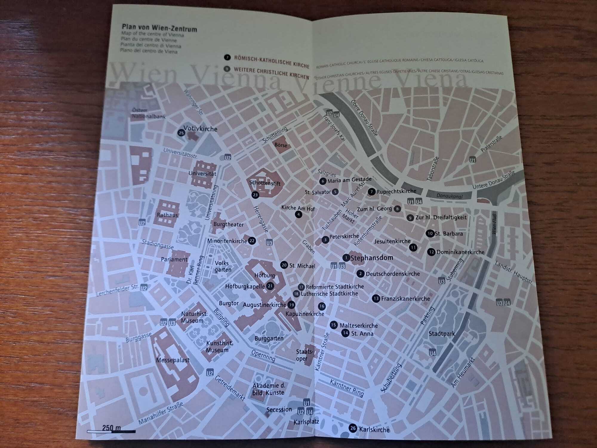 Map Downtown churches
