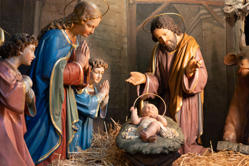 Krippe in der Pfarre Maria am Gestade