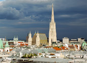 Blick auf den Stephansdom/kathbild.at,rupprecht