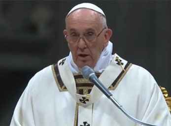 Papst: 'Verlieren wir nicht das Vertrauen in die Familie' / ctv screenshot