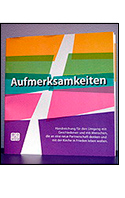 Broschüre 'Aufmerksamkeiten'