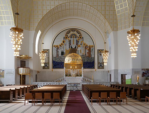 Interior view of the Church